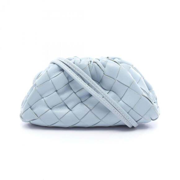 Bottega Veneta Intrecciato The Bag Pouch Coin Purse Shoulder Handbag Leather ... - Picture 1 of 7